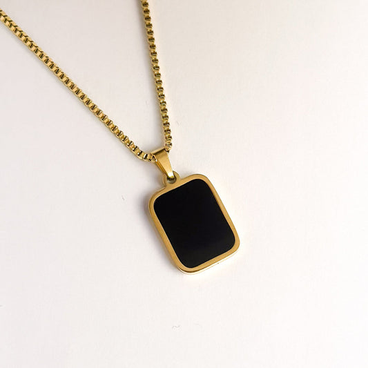 Big Geometric Necklace (Double sided)