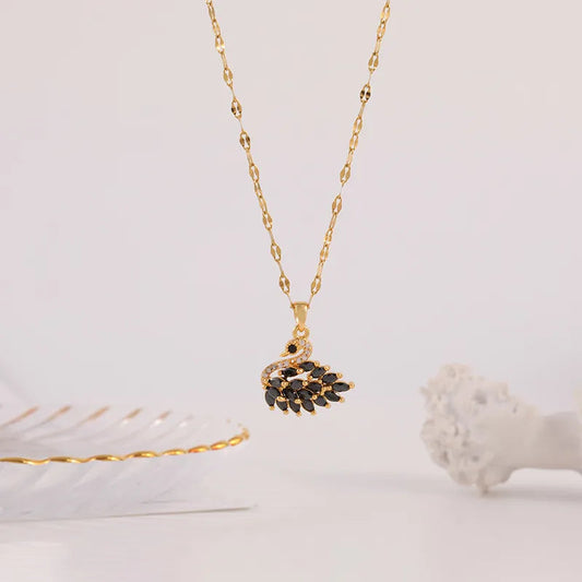 Black Swan Necklace