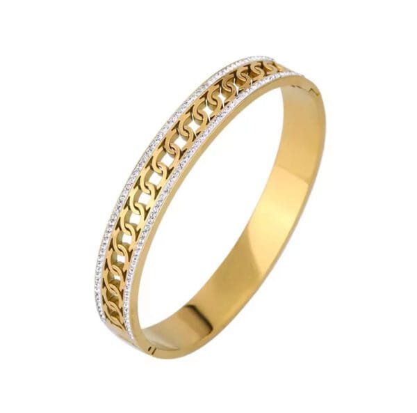 Lustro 18k Gold Plated Bangle