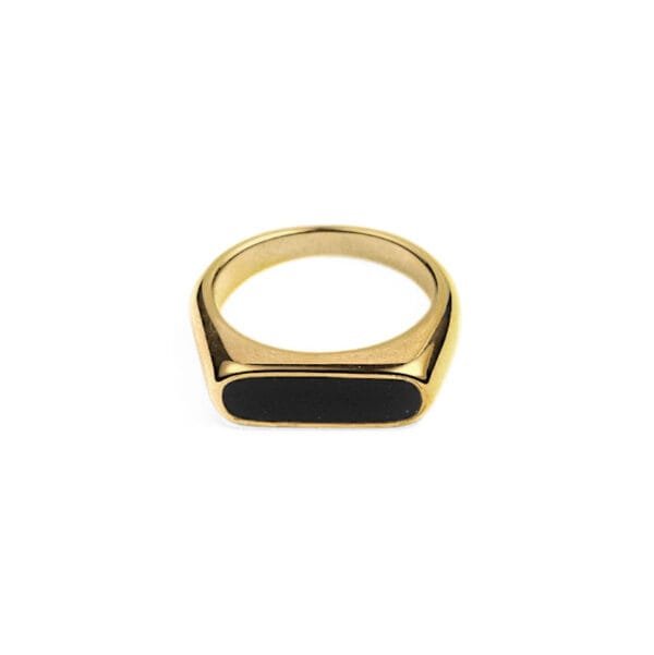 Noir 18k Gold Plated Ring