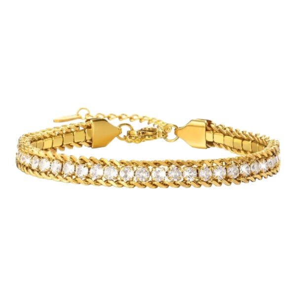 Radiant 18k Gold Plated Bracelet