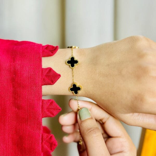 Black Clover Plane Bracelet - Image 2