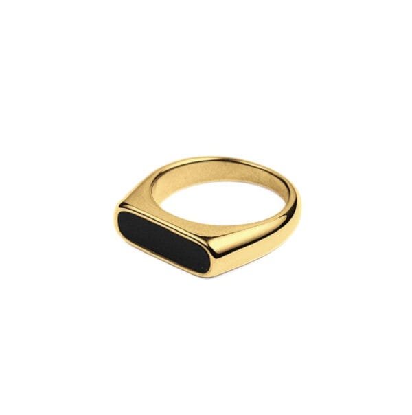 Noir 18k Gold Plated Ring - Image 3