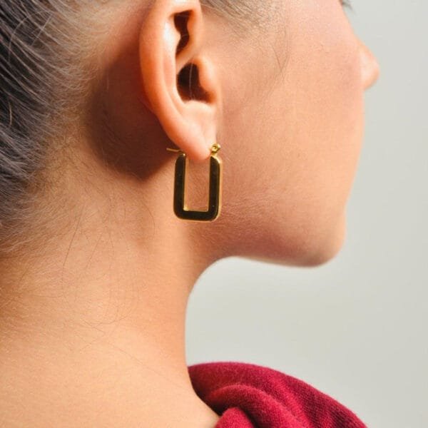 Emery Hoops Earrings - Image 2